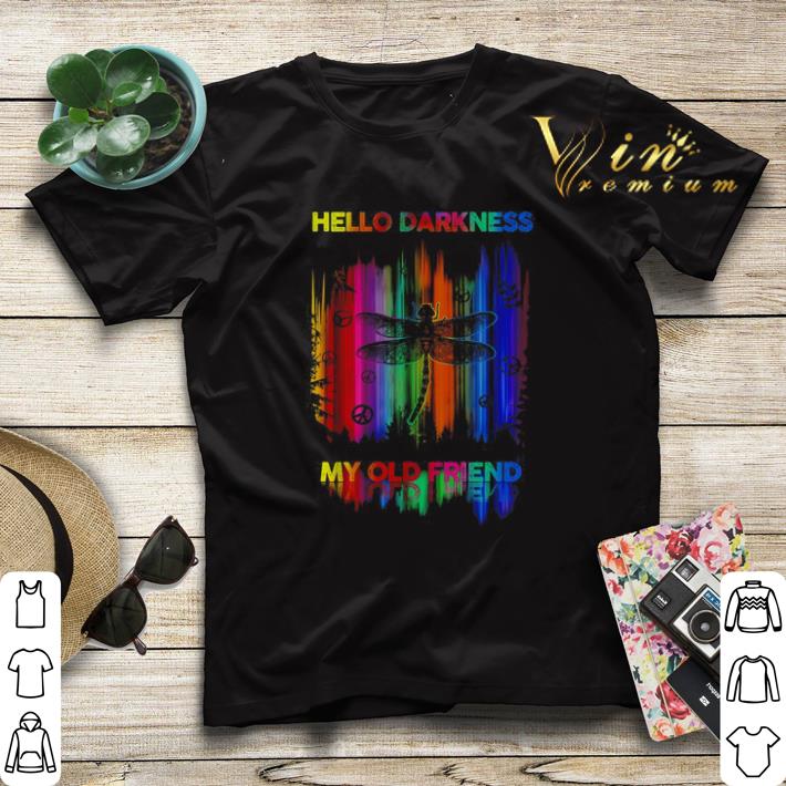 Dragonfly colors hello darkness my old friend shirt sweater 4 - Dragonfly colors hello darkness my old friend shirt sweater