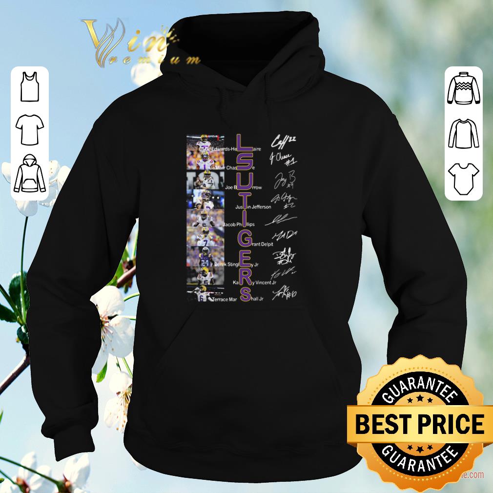 Funny LSU Tigers Players Signatures Clyde Edwards Helaire Joe Burrow shirt sweater 4 - Funny LSU Tigers Players Signatures Clyde Edwards-Helaire Joe Burrow shirt sweater