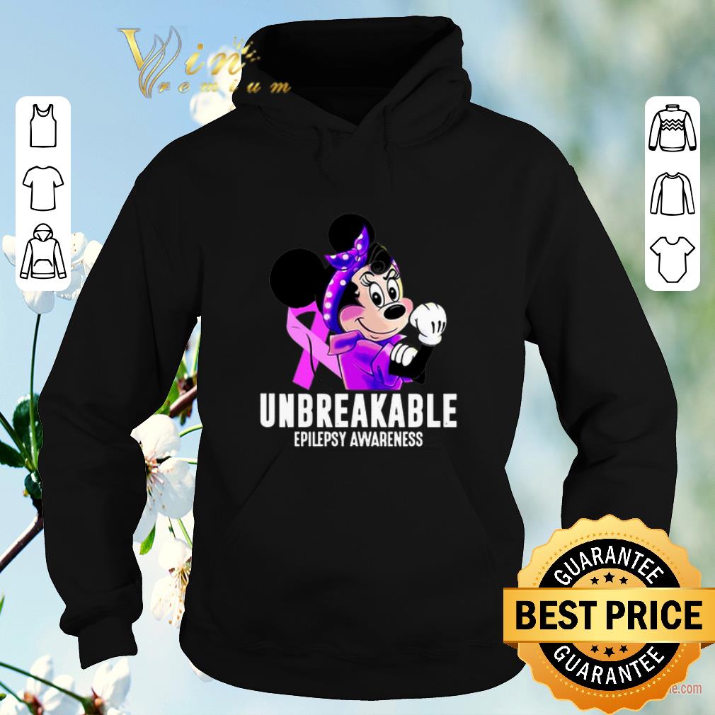 Funny Minnie Mouse Unbreakable Epilepsy Awareness shirt sweater 4 - Funny Minnie Mouse Unbreakable Epilepsy Awareness shirt sweater
