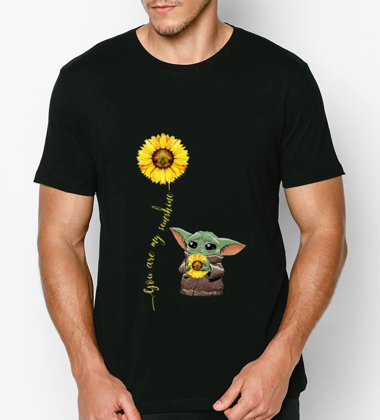 Great Baby Yoda Hug Sunflower You Are My Sunshine shirt 4 - Great Baby Yoda Hug Sunflower You Are My Sunshine shirt