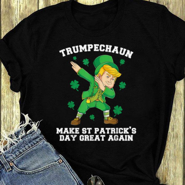 Great Dabbing Trump Leprechaun Make St Patrick s Day Great Again shirt 4 - Great Dabbing Trump Leprechaun Make St Patrick's Day Great Again shirt