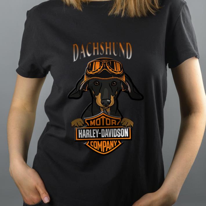 Great Dachshund Motor Harley Davidson Company Dog Lovers shirt 4 - Great Dachshund Motor Harley Davidson Company Dog Lovers shirt