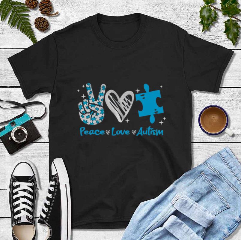 Great Peace Love Autism shirt 4 - Great Peace Love Autism shirt