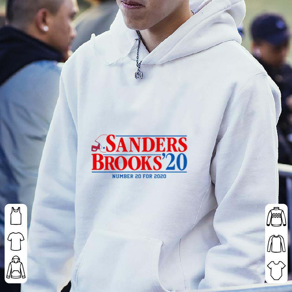 Great Sanders Brooks 2020 Number 20 For 2020 shirt 4 - Great Sanders Brooks 2020 Number 20 For 2020 shirt