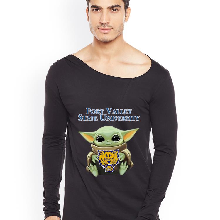 Hot Baby Yoda Hug Fort Valley State University shirt 4 - Hot Baby Yoda Hug Fort Valley State University shirt