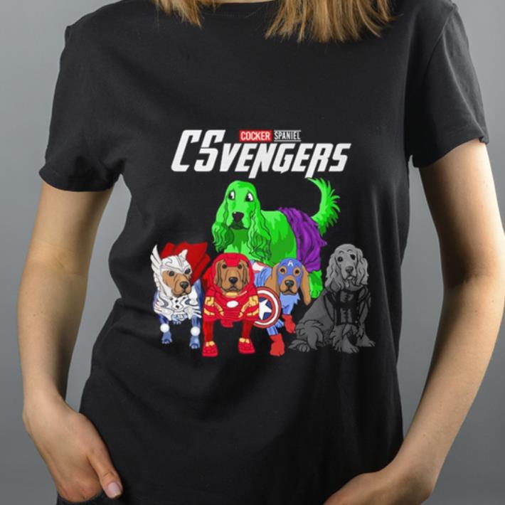 Hot Cocker Spaniel CSvengers Marvel Avengers Endgame shirt 4 - Hot Cocker Spaniel CSvengers Marvel Avengers Endgame shirt