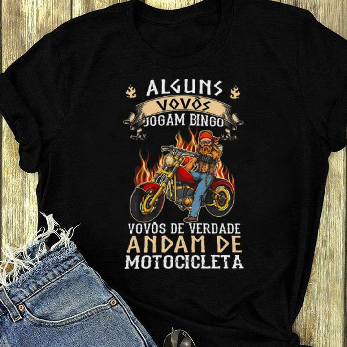 Hot Ghost Rider Alguns Vovos Jogam Bingo Andam De Motocicleta shirt 4 - Hot Ghost Rider Alguns Vovos Jogam Bingo Andam De Motocicleta shirt