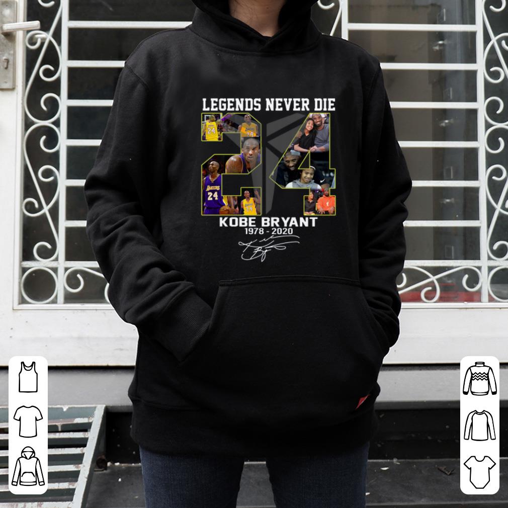 Hot Legends Never Die Kobe Bryant s 1978 2020 Signatures shirt 4 - Hot Legends Never Die Kobe Bryant’s 1978 – 2020 Signatures shirt