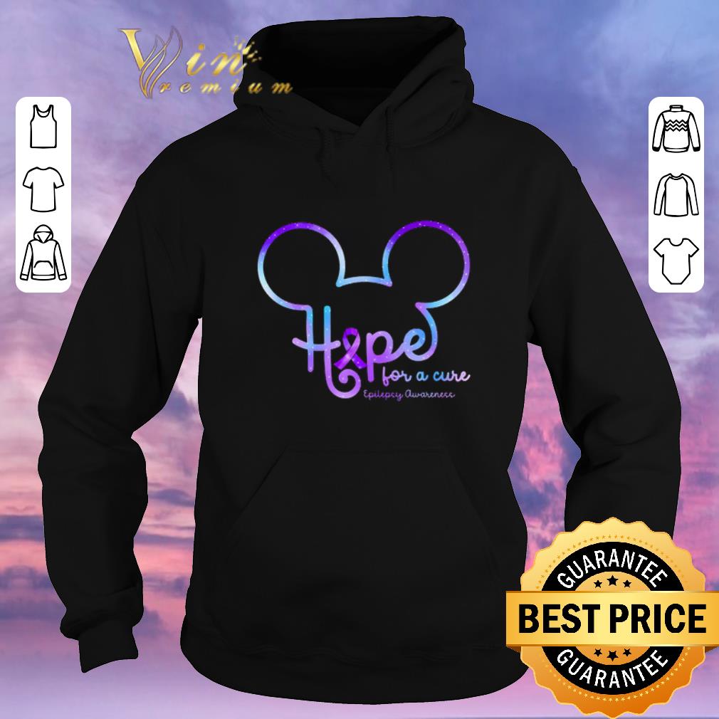 Hot Mickey mouse hope for a cure Epilepsy awareness shirt sweater 4 - Hot Mickey mouse hope for a cure Epilepsy awareness shirt sweater