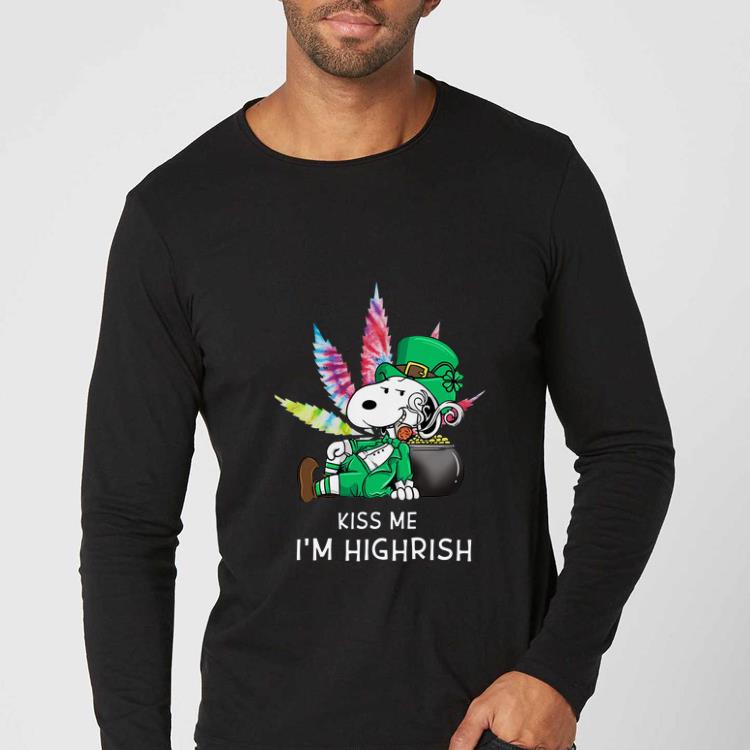 Hot Snoopy Kiss Me I m Highrish shirt 4 - Hot Snoopy Kiss Me I’m Highrish shirt