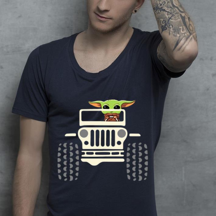 Hot Star Wars Baby Yoda Driving Jeep shirt 4 - Hot Star Wars Baby Yoda Driving Jeep shirt