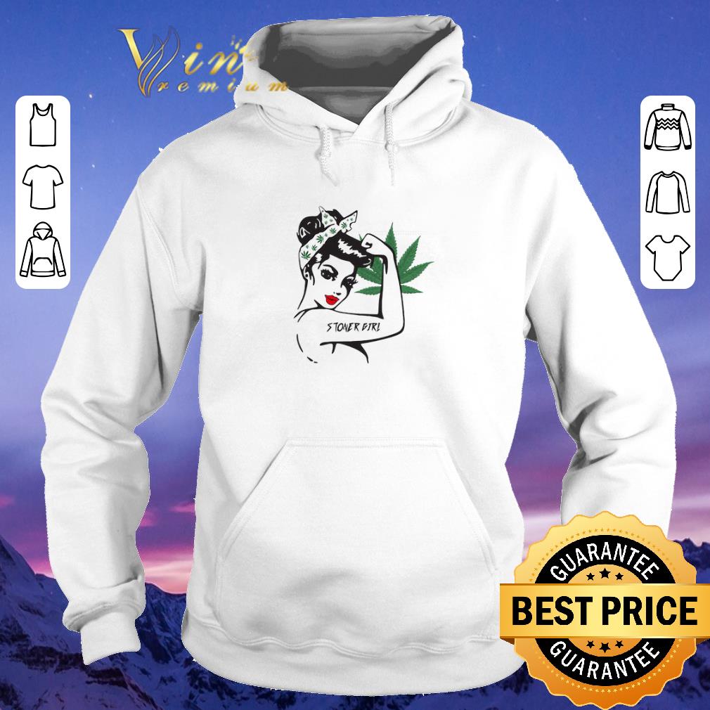 Hot Stoner Girl Tattoo Marijuana Cannabis shirt sweater 4 - Hot Stoner Girl Tattoo Marijuana Cannabis shirt sweater