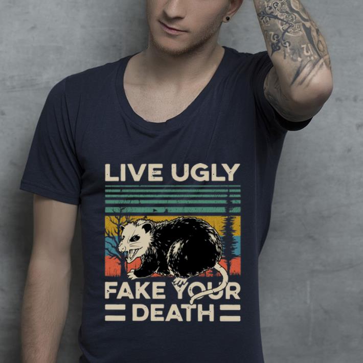 Hot Vintage Opossum Live Ugly Fake Your Death shirt 4 - Hot Vintage Opossum Live Ugly Fake Your Death shirt