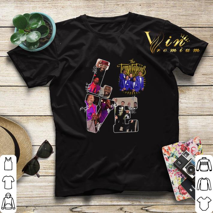 Love The Temptations Vocal group Signatures shirt sweater 4 - Love The Temptations Vocal group Signatures shirt sweater