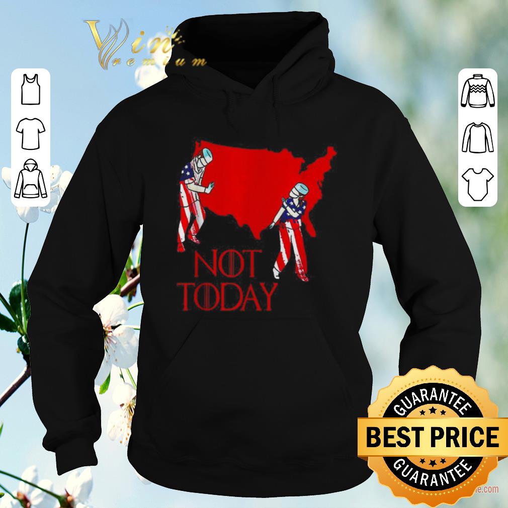 Nice America map Nurse Not Today Coronavirus shirt sweater 4 - Nice America map Nurse Not Today Coronavirus shirt sweater