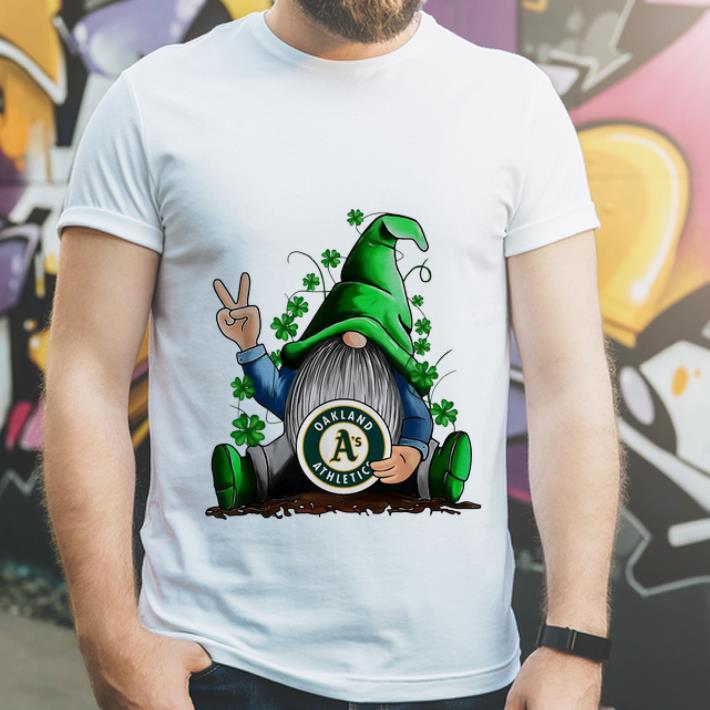 Nice Gnomes Hug Oakland Athletics Baseball Shamrock shirt 4 - Nice Gnomes Hug Oakland Athletics Baseball Shamrock shirt