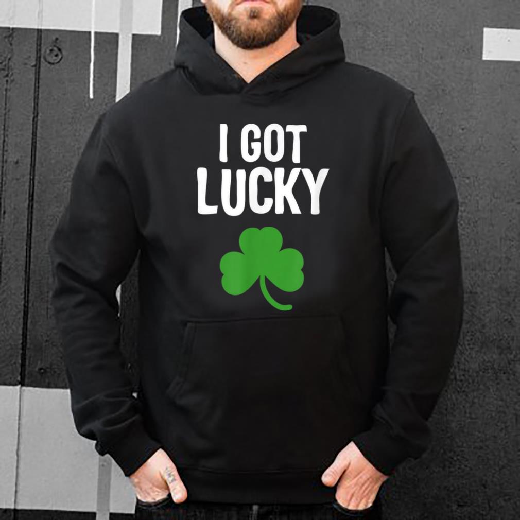 Nice I Got Lucky Dad St Patricks Day Pregnancy Announcement shirt 4 - Nice I Got Lucky Dad St Patricks Day Pregnancy Announcement shirt