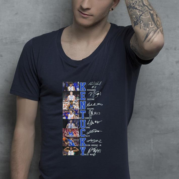 Nice Kentucky Nick Richards Girlfriend Nate Sestina Ashton Hagans Signatures shirt 4 - Nice Kentucky Nick Richards Girlfriend Nate Sestina Ashton Hagans Signatures shirt