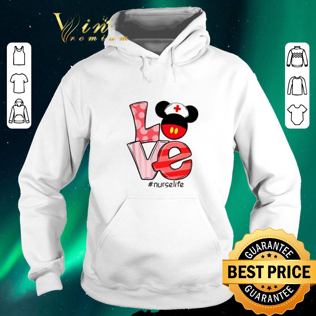 Nice Love Mickey mouse Nurselife shirt sweater Nice Love Mickey mouse Nurselife shirt sweater 4 - Nice Love Mickey mouse Nurselife shirt sweater