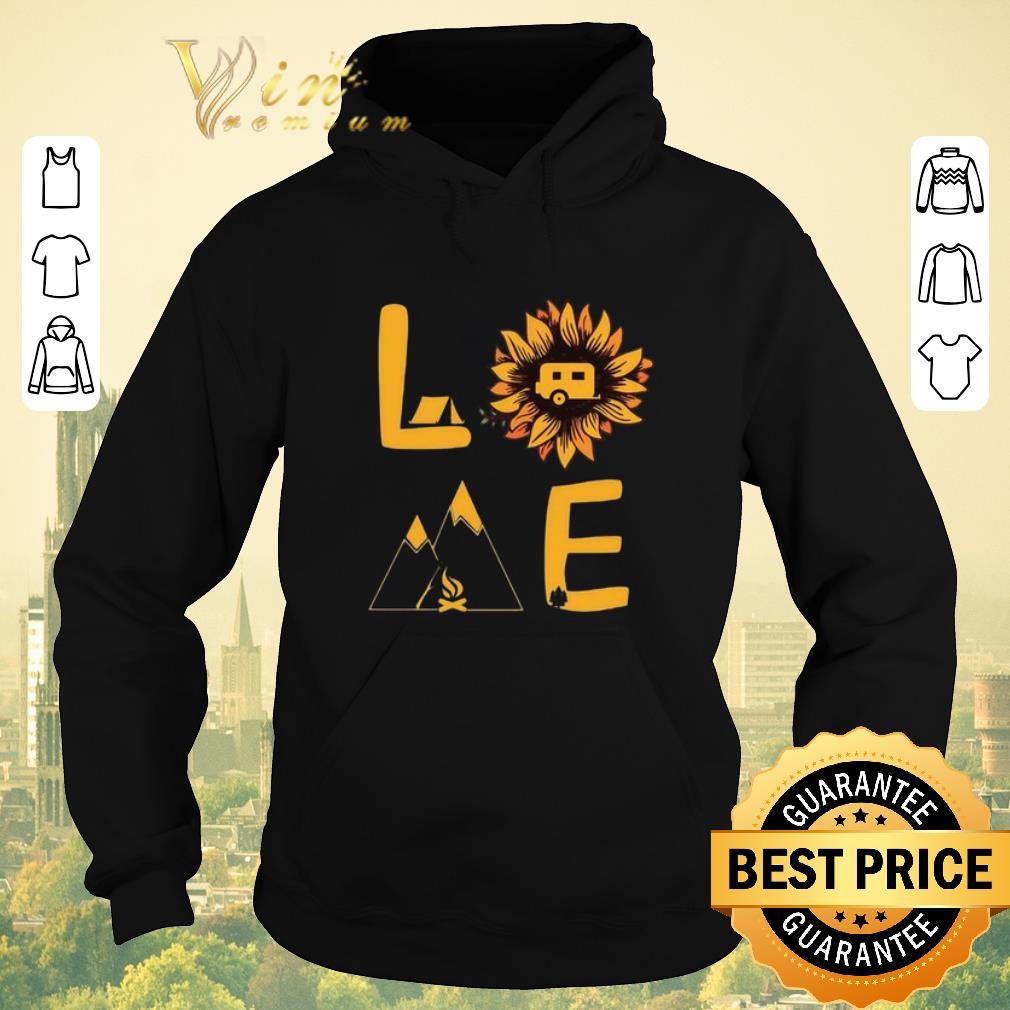 Nice Love sunflower and camping shirt sweater 4 - Nice Love sunflower and camping shirt sweater