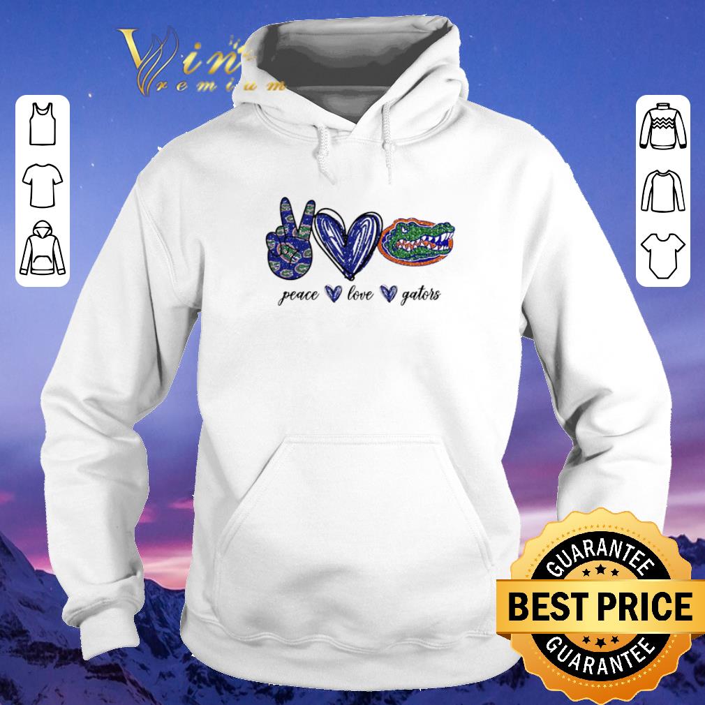 Nice Peace Love Florida Gators logo shirt sweater 4 - Nice Peace Love Florida Gators logo shirt sweater