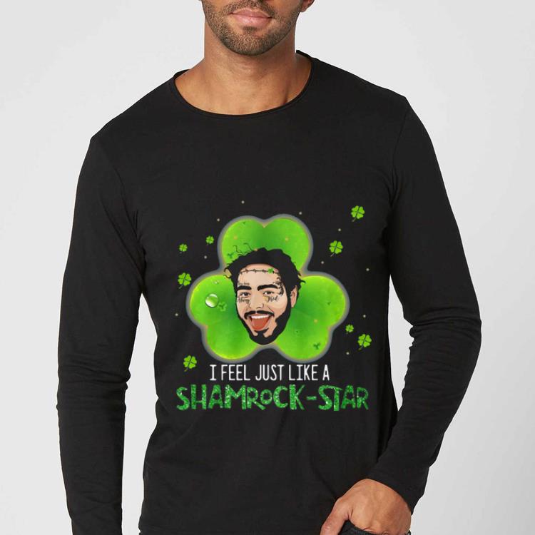 Nice Post Malone I Feel Just Like A Shamrock Star St Patrick s Day shirt 4 - Nice Post Malone I Feel Just Like A Shamrock-Star St Patrick’s Day shirt