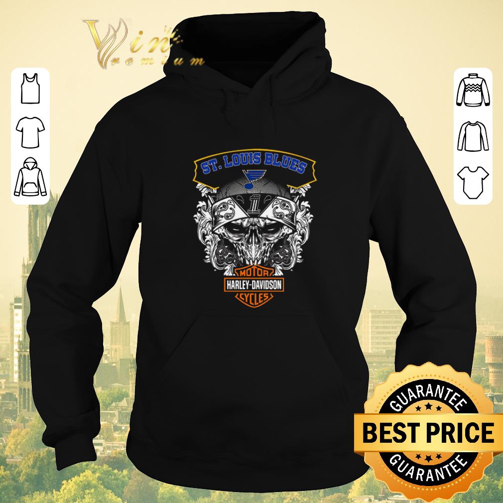 Nice Skull St Louis Blues Motor Harley Davidson Cycles shirt sweater 4 - Nice Skull St. Louis Blues Motor Harley Davidson Cycles shirt sweater