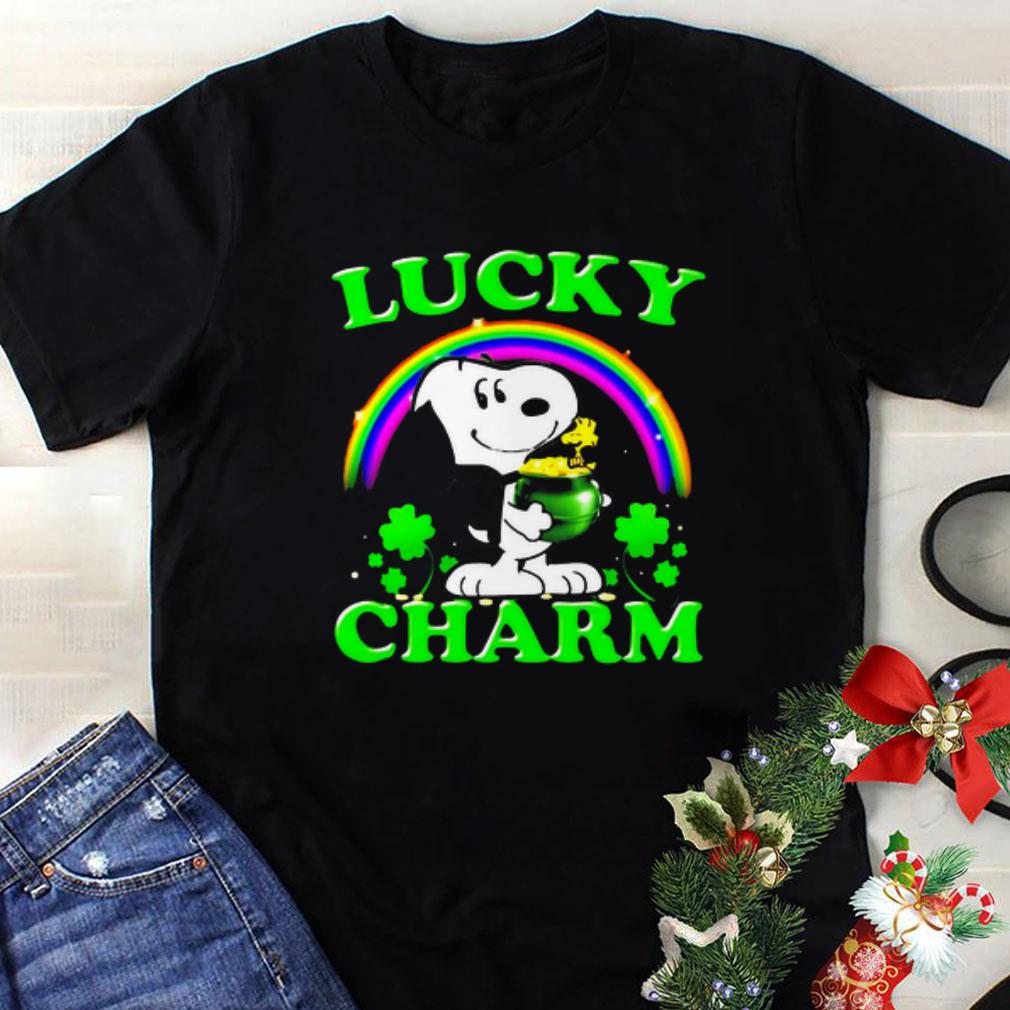 Nice St Patrick s day Snoopy and Woodstock Rainbow Lucky Charm shirt 1 - Nice St. Patrick’s day Snoopy and Woodstock Rainbow Lucky Charm shirt