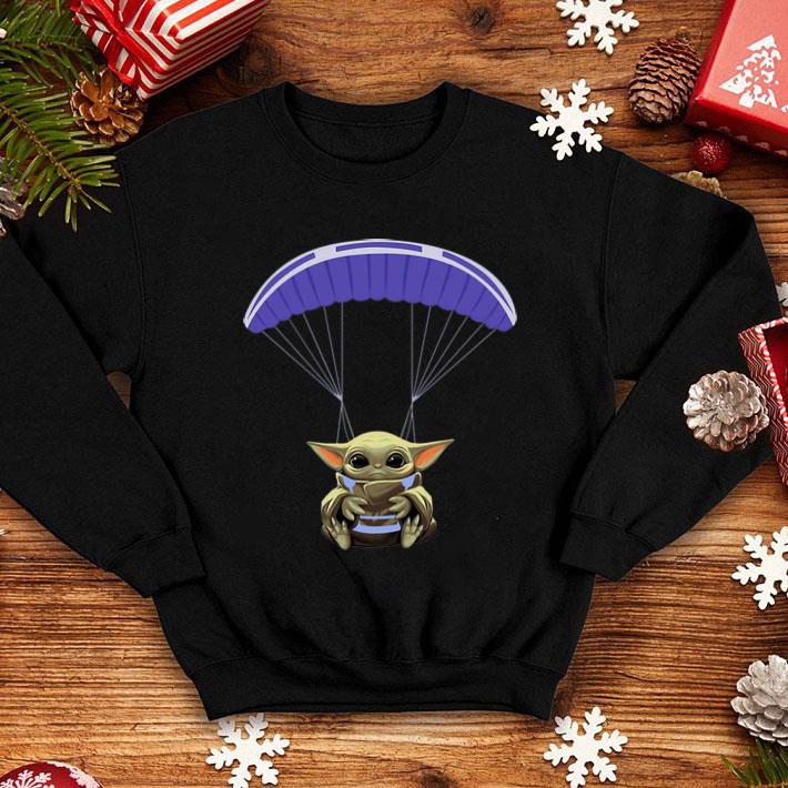 Official Baby Yoda Parachute Star Wars shirt 4 - Official Baby Yoda Parachute Star Wars shirt