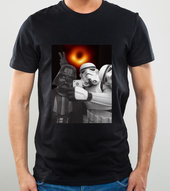 Official Darth Vader and Stormtroopers selfie with black hole shirt 4 - Official Darth Vader and Stormtroopers selfie with black hole shirt
