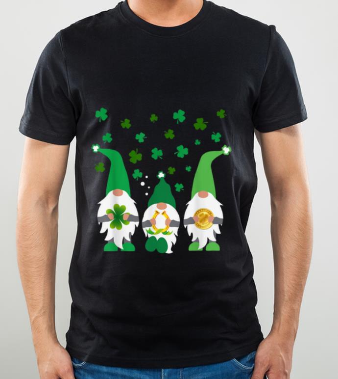 Official Happy St Patrick s Day Three Gnomes Shamrock Gift shirt 4 - Official Happy St Patrick's Day Three Gnomes Shamrock Gift shirt