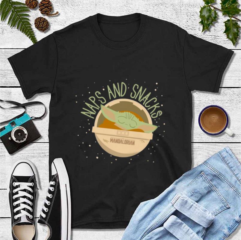 Official Naps And Snacks Baby Yoda shirt 4 - Official Naps And Snacks Baby Yoda shirt