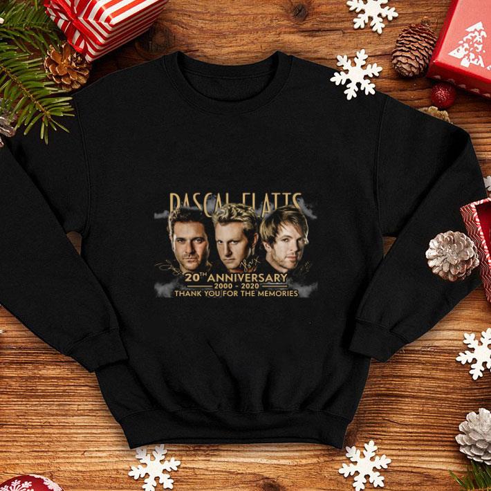 Official Rascal Flatts 20th Anniversary 2000 2020 Thank You For The Memories Signatures shirt 4 - Official Rascal Flatts 20th Anniversary 2000 2020 Thank You For The Memories Signatures shirt
