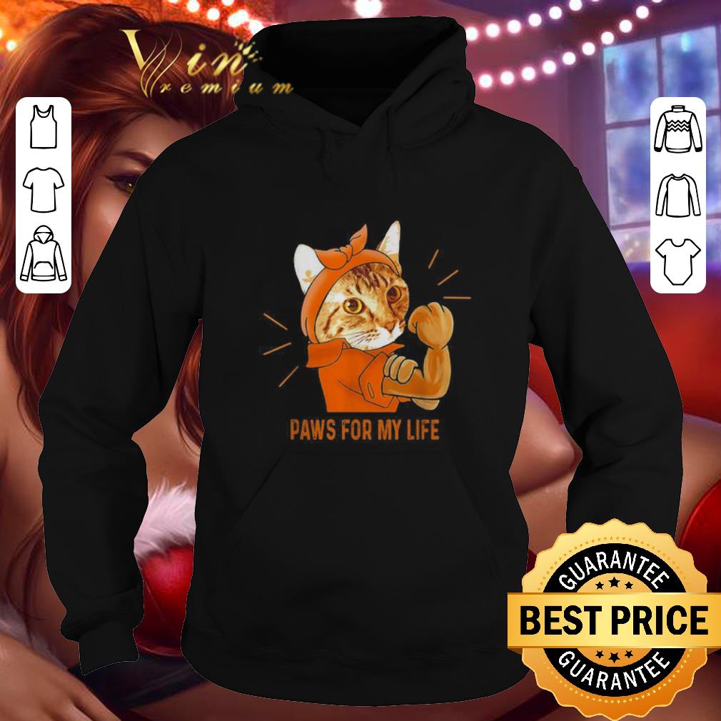 Official Strong Cat paws for My life shirt 4 - Official Strong Cat paws for My life shirt