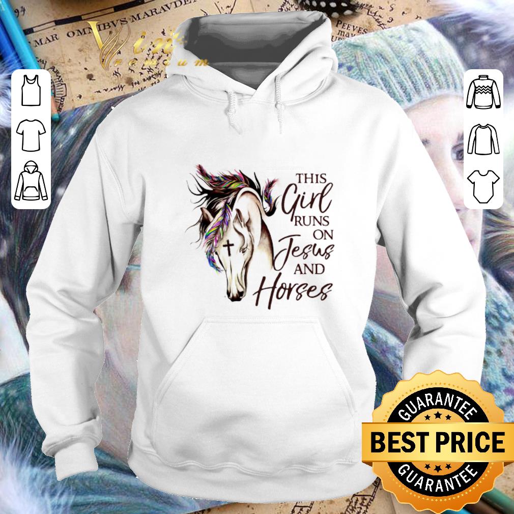 Official This girl runs on jesus and horses shirt 4 1 - Official This girl runs on jesus and horses shirt