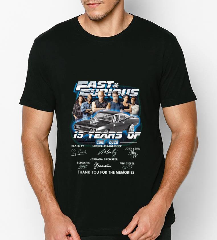Original 19 Years Of Fans And Furious Thank You For The Memories Signatures shirt 4 - Original 19 Years Of Fans And Furious Thank You For The Memories Signatures shirt