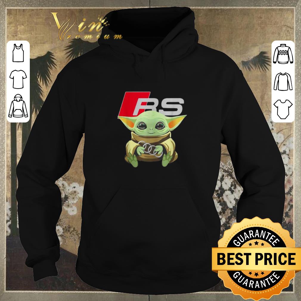 Original Baby Yoda hug Audi RS shirt sweater 4 - Original Baby Yoda hug Audi RS shirt sweater