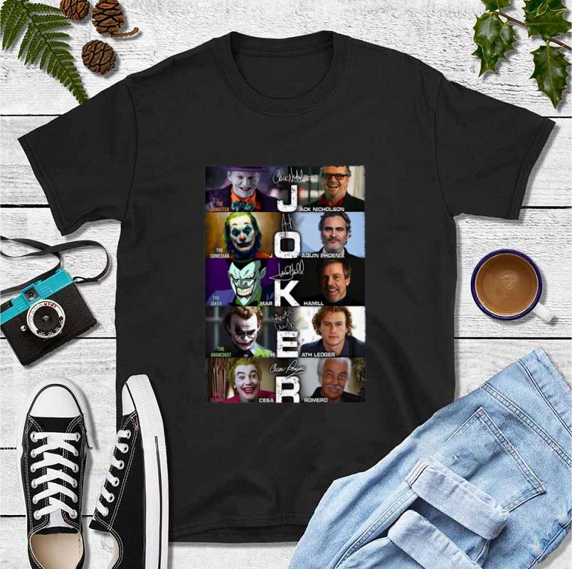 Original Joker The Gangster Jack Nicholson The Comedian Joaquin Phoenix signature shirt 4 - Original Joker The Gangster Jack Nicholson The Comedian Joaquin Phoenix signature shirt