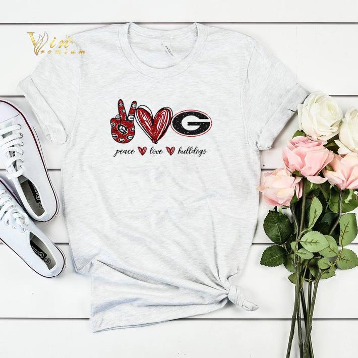 Peace Love Georgia Bulldogs logo shirt sweater Peace Love Georgia Bulldogs logo shirt sweater 4 - Peace Love Georgia Bulldogs logo shirt sweater