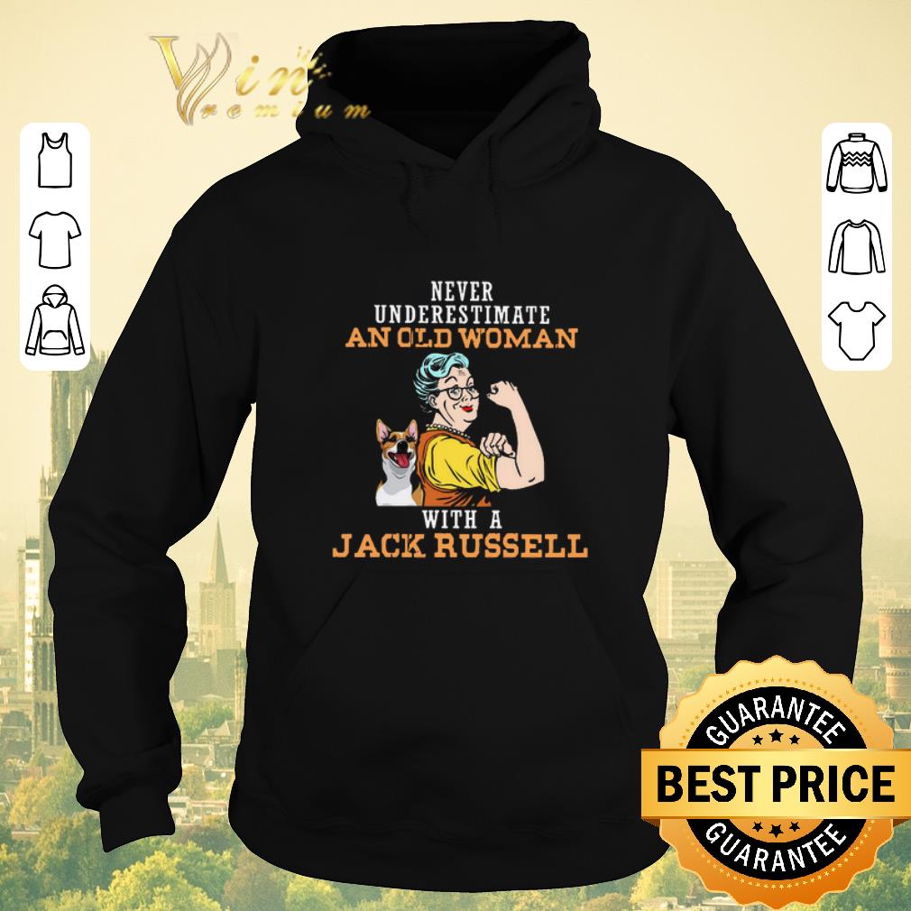 Premium An Old Woman with a Jack Russell shirt sweater Premium An Old Woman with a Jack Russell shirt sweater 4 - Premium An Old Woman with a Jack Russell shirt sweater