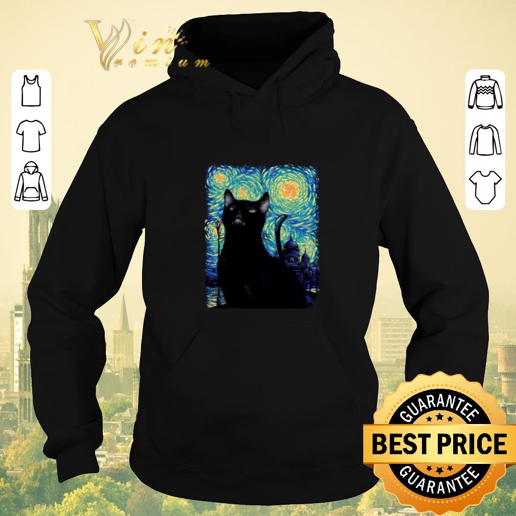 Premium Black Cat Mashup Vincent van Gogh shirt sweater Premium Black Cat Mashup Vincent van Gogh shirt sweater 4 - Premium Black Cat Mashup Vincent van Gogh shirt sweater