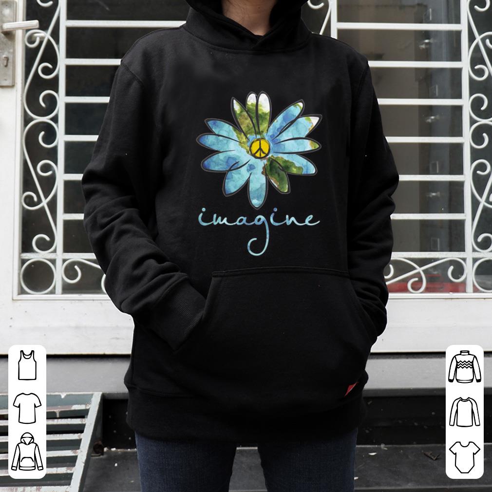 Premium Imagine Hippie Peace Sign Earth shirt 4 - Premium Imagine Hippie Peace Sign Earth shirt