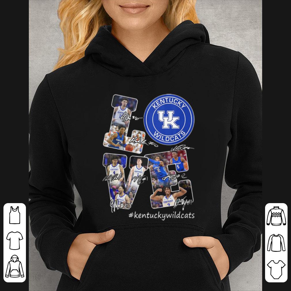 Premium Love Kentucky Wildcats NBA Signatures shirt 4 - Premium Love Kentucky Wildcats NBA Signatures shirt