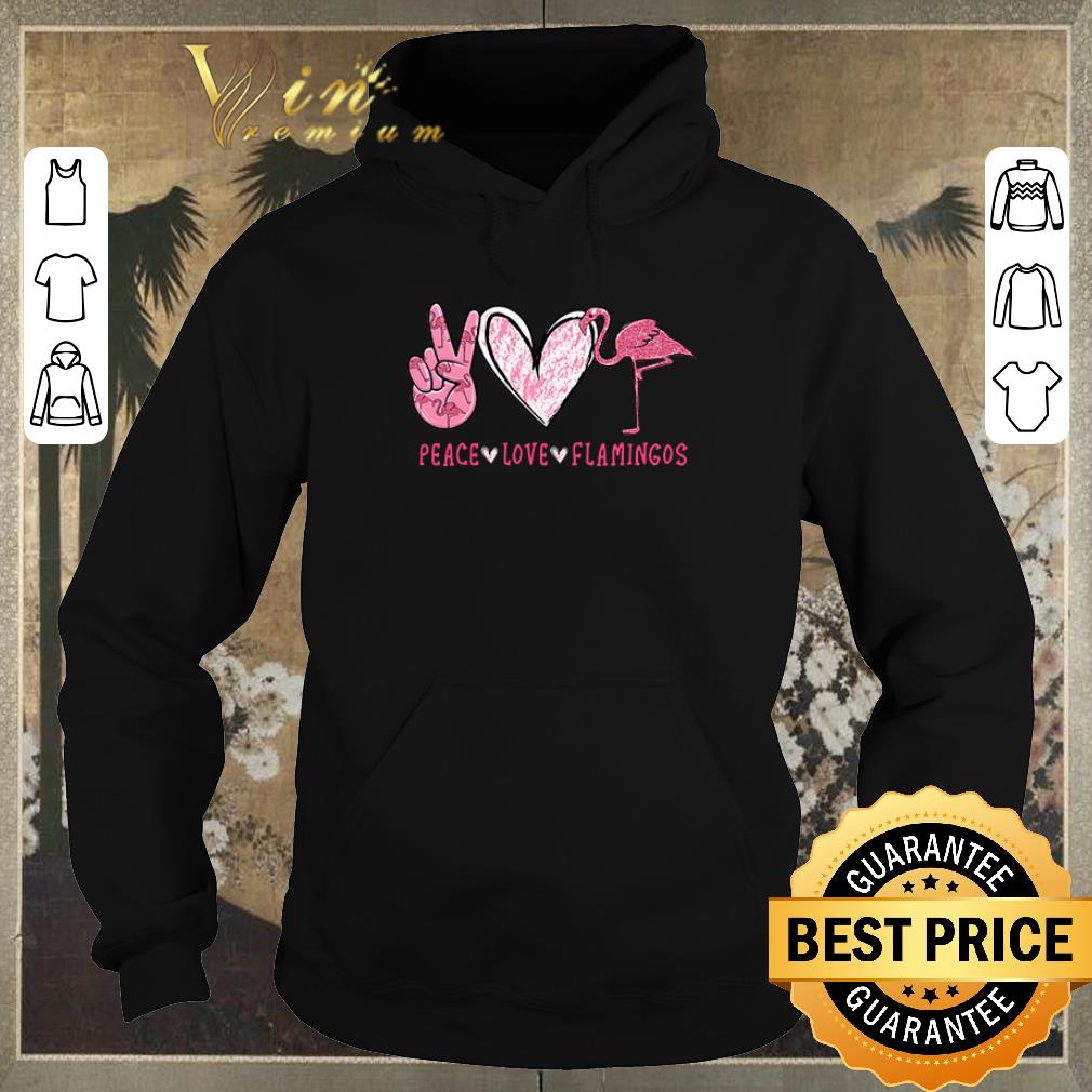 Premium Peace Love Flamingos shirt sweater 4 - Premium Peace Love Flamingos shirt sweater
