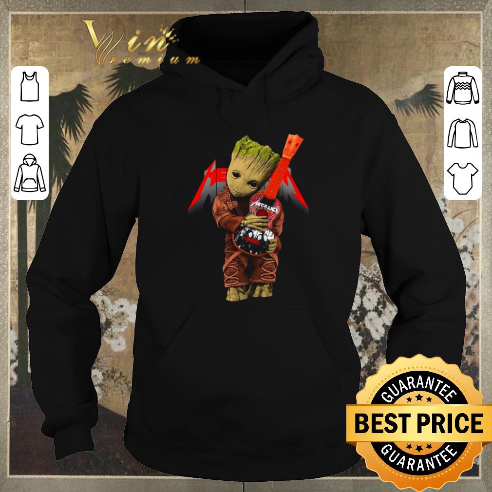 Pretty Baby Groot hug logo Metallica Guitarist shirt sweater 4 - Pretty Baby Groot hug logo Metallica Guitarist shirt sweater