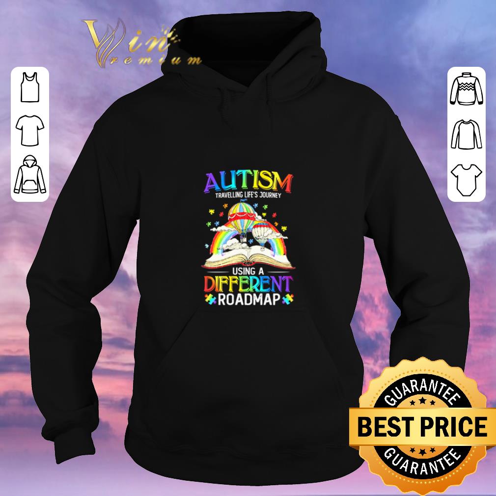 Pretty Book Autism travelling life’s journey using a different roadmap shirt sweater Pretty Book Autism travelling life s journey using a different roadmap shirt sweater 4 - Pretty Book Autism travelling life’s journey using a different roadmap shirt sweater