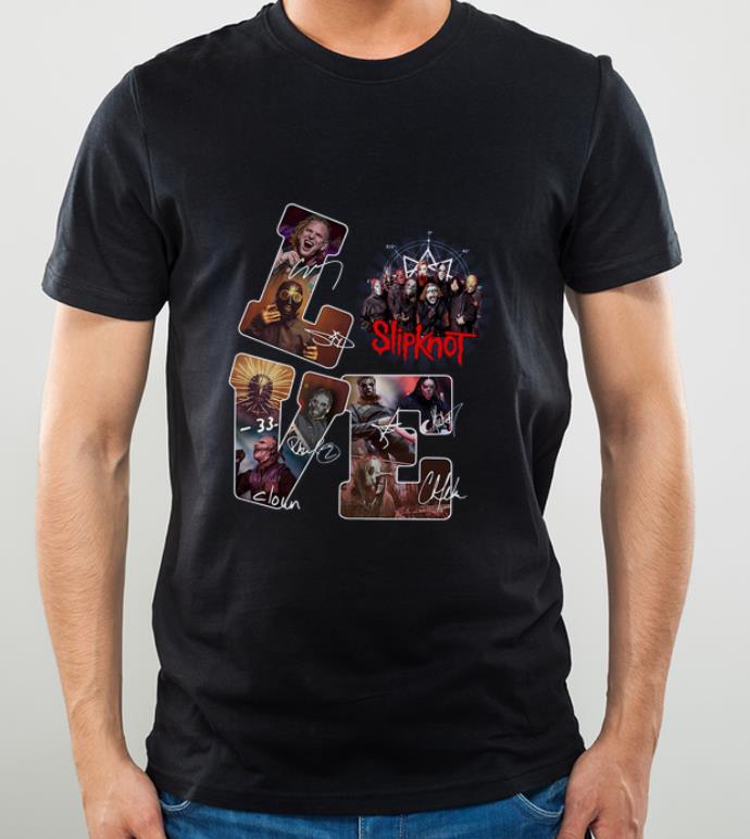 Pretty Love Slipknot Signatures shirt 4 - Pretty Love Slipknot Signatures shirt