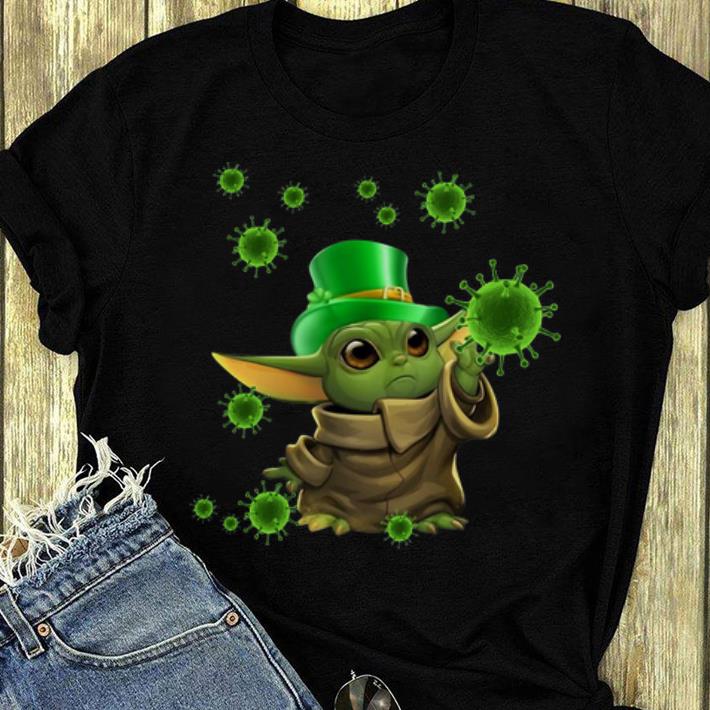 Pretty Star Wars Baby Yoda Leprechaun Coronavirus St Patricks Day shirt 4 - Pretty Star Wars Baby Yoda Leprechaun Coronavirus St. Patricks Day shirt