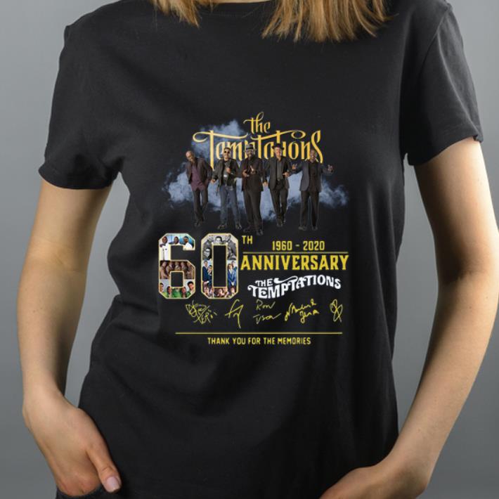Pretty The Temptations 60th 1960 2020 Anniversary Thank You For The Memories Signatures shirt 4 - Pretty The Temptations 60th 1960 2020 Anniversary Thank You For The Memories Signatures shirt