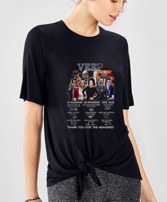 Pretty Veep 07 Seasons 65 Episodes 2012 2020 Thank You For The Memories Signature shirt 4 - Pretty Veep 07 Seasons 65 Episodes 2012 2020 Thank You For The Memories Signature shirt